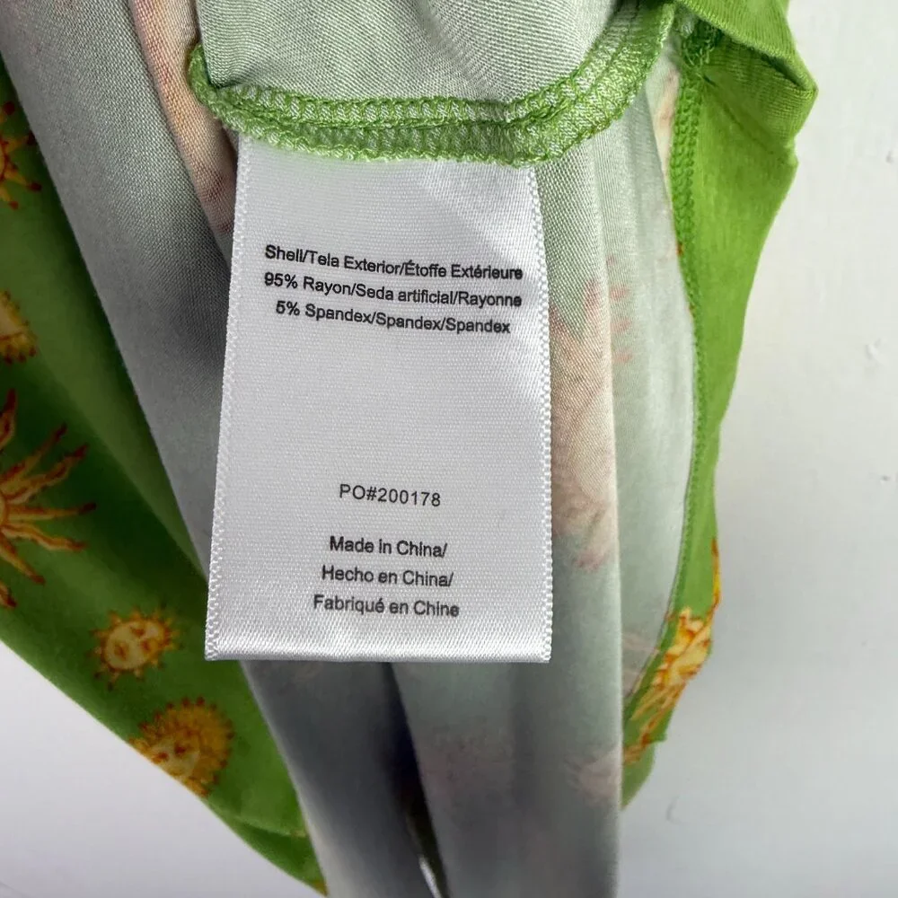 NWT Modcloth Seaside Vacay Slip Dress 90's Suns Lime Size Medium M NEW - Picture 8 of 11